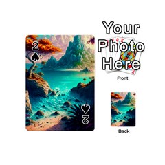 Tropical Paradise Beach Ocean Shore Sea Fantasy Playing Cards 54 Designs (mini) by Pakemis