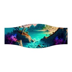 Tropical Paradise Beach Ocean Shore Sea Fantasy Stretchable Headband by Pakemis