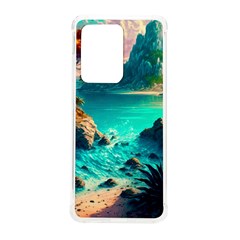 Tropical Paradise Beach Ocean Shore Sea Fantasy Samsung Galaxy S20 Ultra 6 9 Inch Tpu Uv Case