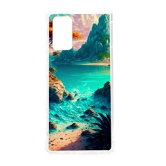 Tropical Paradise Beach Ocean Shore Sea Fantasy Samsung Galaxy Note 20 Tpu Uv Case by Pakemis