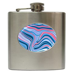 Fluid Art - Abstract And Modern Hip Flask (6 Oz) by GardenOfOphir