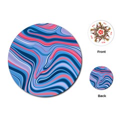 Fluid Art - Abstract And Modern Playing Cards Single Design (round)