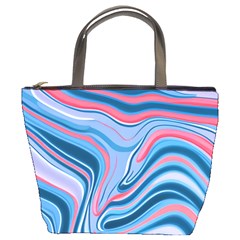 Fluid Art - Abstract And Modern Bucket Bag by GardenOfOphir