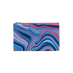 Fluid Art - Abstract And Modern Cosmetic Bag (small) by GardenOfOphir