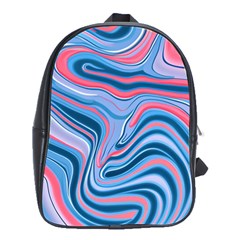 Fluid Art - Abstract And Modern School Bag (large) by GardenOfOphir