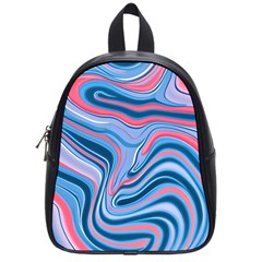 Fluid Art - Abstract And Modern School Bag (small) by GardenOfOphir