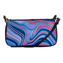 Fluid Art - Abstract And Modern Shoulder Clutch Bag by GardenOfOphir