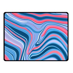 Fluid Art - Abstract And Modern One Side Fleece Blanket (small) by GardenOfOphir