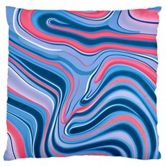 Fluid Art - Abstract And Modern Large Cushion Case (two Sides) by GardenOfOphir