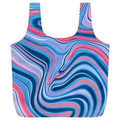 Fluid Art - Abstract And Modern Full Print Recycle Bag (xl) by GardenOfOphir