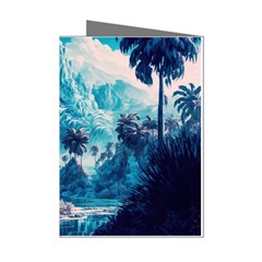 Tropical Winter Fantasy Landscape Paradise Mini Greeting Cards (pkg Of 8) by Pakemis