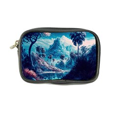 Tropical Winter Fantasy Landscape Paradise Coin Purse by Pakemis