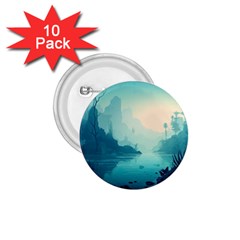 Ai Generated River Forest Woods Outdoors 1 75  Buttons (10 Pack) by Pakemis