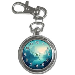 Ai Generated River Forest Woods Outdoors Key Chain Watches by Pakemis