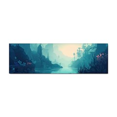 Ai Generated River Forest Woods Outdoors Sticker Bumper (100 Pack) by Pakemis