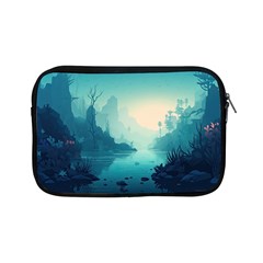 Ai Generated River Forest Woods Outdoors Apple Ipad Mini Zipper Cases by Pakemis