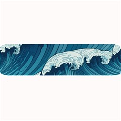 Waves Ocean Sea Pattern Water Tsunami Rough Seas Large Bar Mat by Pakemis