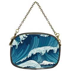 Waves Ocean Sea Pattern Water Tsunami Rough Seas Chain Purse (one Side) by Pakemis