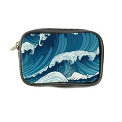 Waves Ocean Sea Pattern Water Tsunami Rough Seas Coin Purse by Pakemis