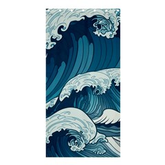 Waves Ocean Sea Pattern Water Tsunami Rough Seas Shower Curtain 36  X 72  (stall)  by Pakemis