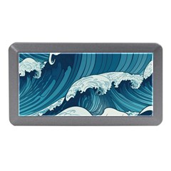 Waves Ocean Sea Pattern Water Tsunami Rough Seas Memory Card Reader (mini) by Pakemis