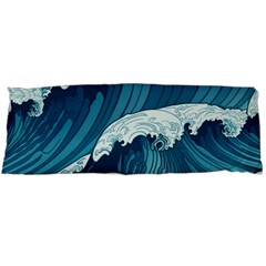 Waves Ocean Sea Pattern Water Tsunami Rough Seas Body Pillow Case (dakimakura) by Pakemis