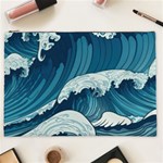 Waves Ocean Sea Pattern Water Tsunami Rough Seas Cosmetic Bag (XXL) Front