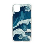 Waves Ocean Sea Pattern Water Tsunami Rough Seas iPhone 11 TPU UV Print Case Front