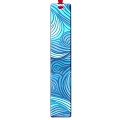 Ocean Waves Sea Abstract Pattern Water Blue Large Book Marks by Pakemis