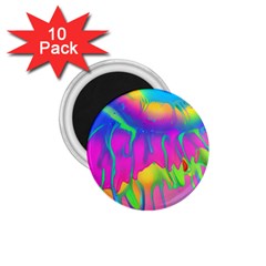 Liquid Art Pattern - Fluid Art - Marble Art - Liquid Background 1 75  Magnets (10 Pack)  by GardenOfOphir