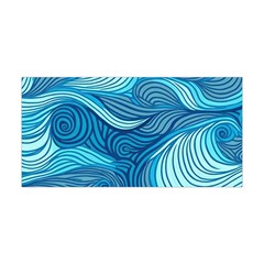 Ocean Waves Sea Abstract Pattern Water Blue Yoga Headband by Pakemis