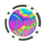 Liquid Art Pattern - Fluid Art - Marble Art - Liquid Background Poker Chip Card Guard (10 pack) Front