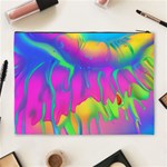 Liquid Art Pattern - Fluid Art - Marble Art - Liquid Background Cosmetic Bag (XL) Back