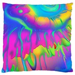 Liquid Art Pattern - Fluid Art - Marble Art - Liquid Background Standard Premium Plush Fleece Cushion Case (Two Sides) Front