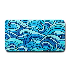 Pattern Ocean Waves Blue Nature Sea Abstract Medium Bar Mat by Pakemis