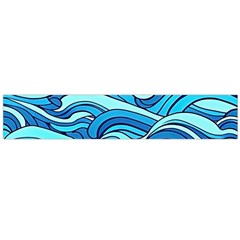 Pattern Ocean Waves Blue Nature Sea Abstract Large Premium Plush Fleece Scarf 