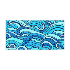 Pattern Ocean Waves Blue Nature Sea Abstract Yoga Headband by Pakemis