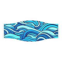 Pattern Ocean Waves Blue Nature Sea Abstract Stretchable Headband by Pakemis