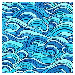 Pattern Ocean Waves Blue Nature Sea Abstract Lightweight Scarf  by Pakemis