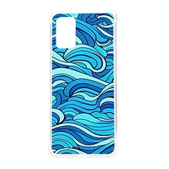 Pattern Ocean Waves Blue Nature Sea Abstract Samsung Galaxy S20plus 6 7 Inch Tpu Uv Case by Pakemis