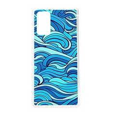 Pattern Ocean Waves Blue Nature Sea Abstract Samsung Galaxy Note 20 Tpu Uv Case by Pakemis