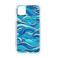 Pattern Ocean Waves Blue Nature Sea Abstract Iphone 11 Tpu Uv Print Case by Pakemis