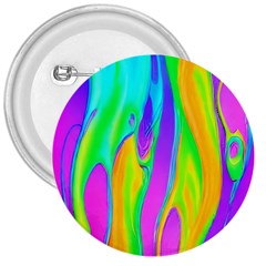 Fluid Background - Fluid Artist - Liquid - Fluid - Trendy 3  Buttons by GardenOfOphir