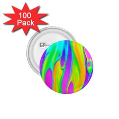 Fluid Background - Fluid Artist - Liquid - Fluid - Trendy 1 75  Buttons (100 Pack)  by GardenOfOphir