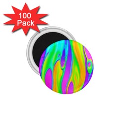 Fluid Background - Fluid Artist - Liquid - Fluid - Trendy 1 75  Magnets (100 Pack)  by GardenOfOphir