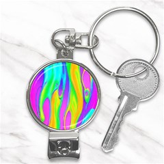 Fluid Background - Fluid Artist - Liquid - Fluid - Trendy Nail Clippers Key Chain