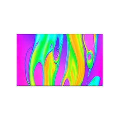 Fluid Background - Fluid Artist - Liquid - Fluid - Trendy Sticker (rectangular) by GardenOfOphir