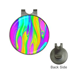 Fluid Background - Fluid Artist - Liquid - Fluid - Trendy Hat Clips With Golf Markers by GardenOfOphir