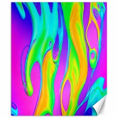 Fluid Background - Fluid Artist - Liquid - Fluid - Trendy Canvas 8  X 10  by GardenOfOphir