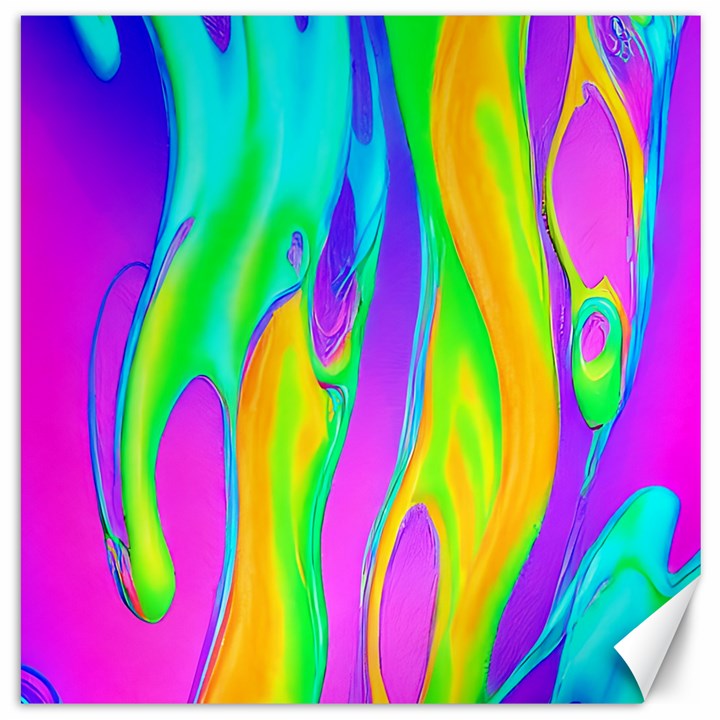 Fluid Background - Fluid Artist - Liquid - Fluid - Trendy Canvas 12  x 12 